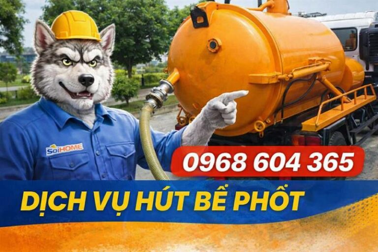 dịch vụ hút bể phốt giá rẻ