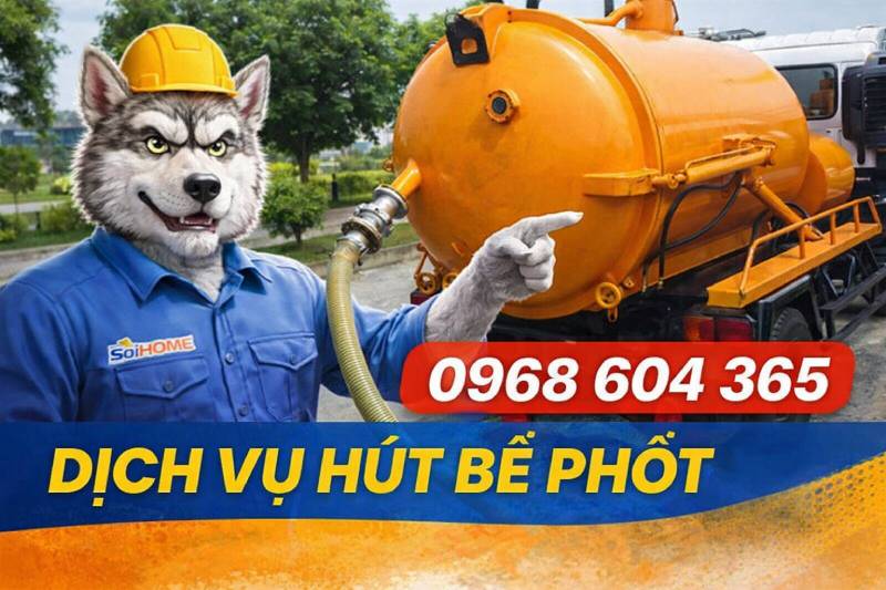 dịch vụ hút bể phốt giá rẻ