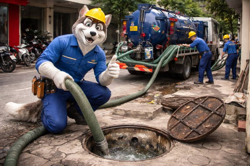 dịch vụ hút bể phốt giá rẻ