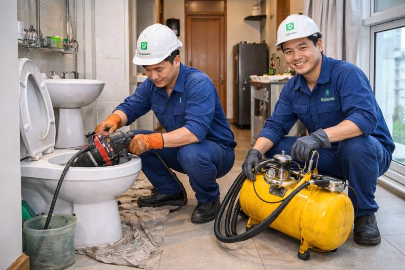 Dịch vụ thông tắc bồn cầu hà nội uy tín