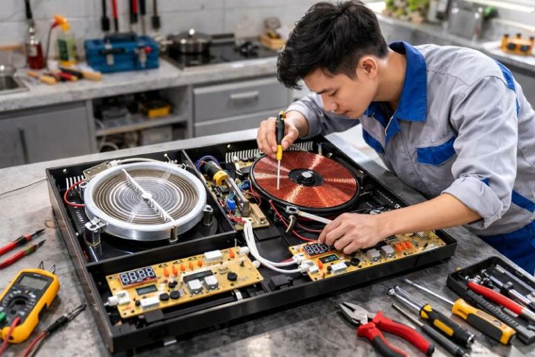 Sửa bếp từ tại nhà Hà Nội nhanh chóng: Phục vụ toàn bộ 30 quận huyện