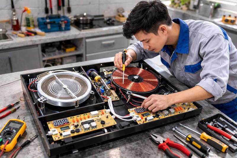 Sửa bếp từ tại nhà Hà Nội nhanh chóng: Phục vụ toàn bộ 30 quận huyện