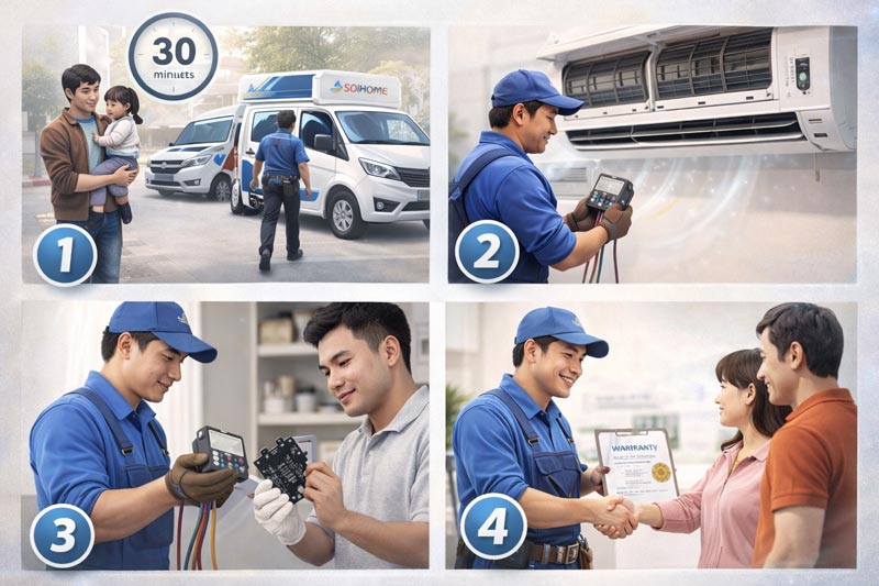 Sửa chữa điều hòa tại hà nội tại nhà