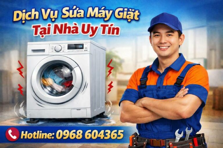 sửa chữa máy giặt tại nhà uy tín