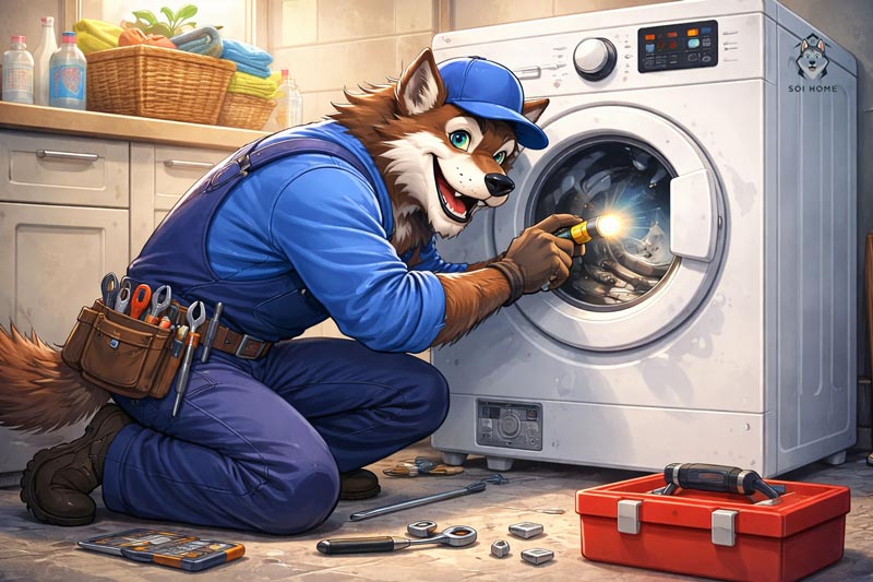 sửa máy giặt tại hà nội tại nhà