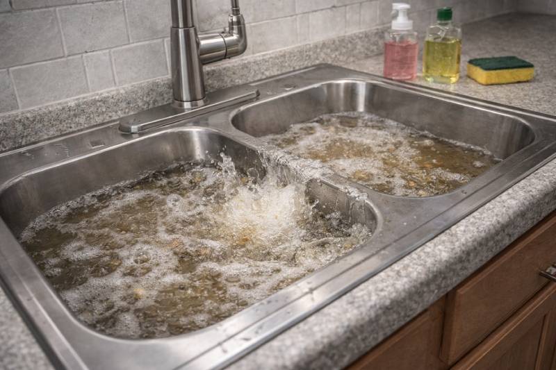 Dịch vụ thông tắc chậu rửa bát Hà Nội giá rẻ, uy tín.