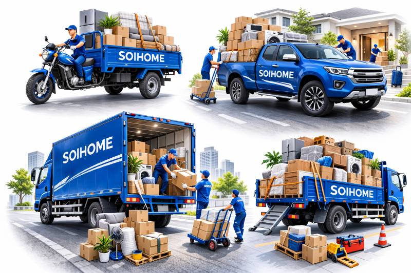 vận chuyển nhà trọn gói giá rẻ