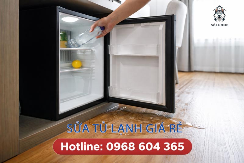 cach sua tu lanh bi chay nuoc 04