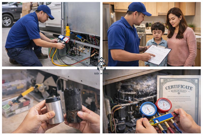 4 Bước sửa tủ lạnh không đông đá tại nhà chuẩn 4 cach sua tu lanh khong dong da 04