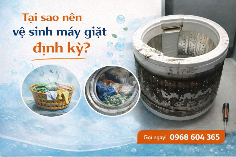 Dịch vụ vệ sinh máy giặt tại nhà 24/7 giá rẻ, nhanh chóng 2 Nên vệ sinh định kỳ máy giặt để tránh hỏng hóc