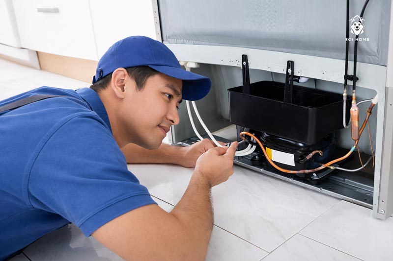 sua tu lanh khong vao dien 03