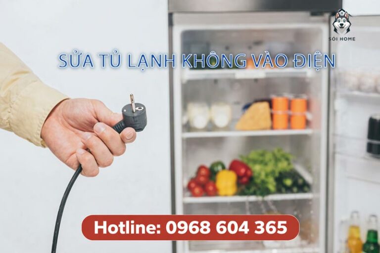 sua tu lanh khong vao dien