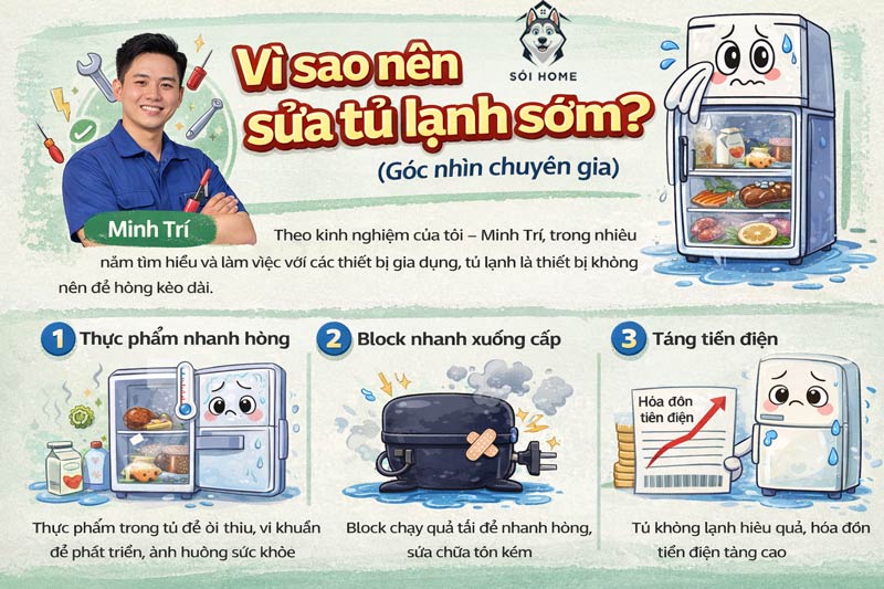 Dịch vụ sửa tủ lạnh Cầu Giấy tại nhà uy tín, phục vụ 24/24 2 sua tu lanh quan cau giay 02