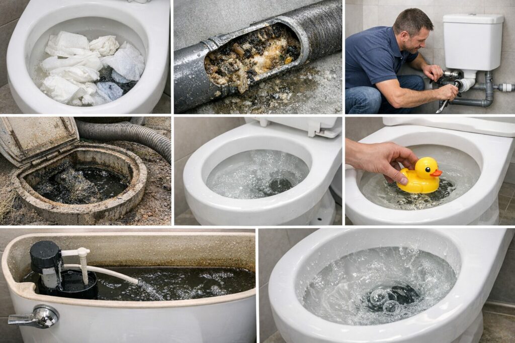 [TOP 7 Nguyên Nhân & 5 Cách Xử Lý] Bồn Cầu Thường Xuyên Bị Tắc – Giải Pháp Triệt Để 2026