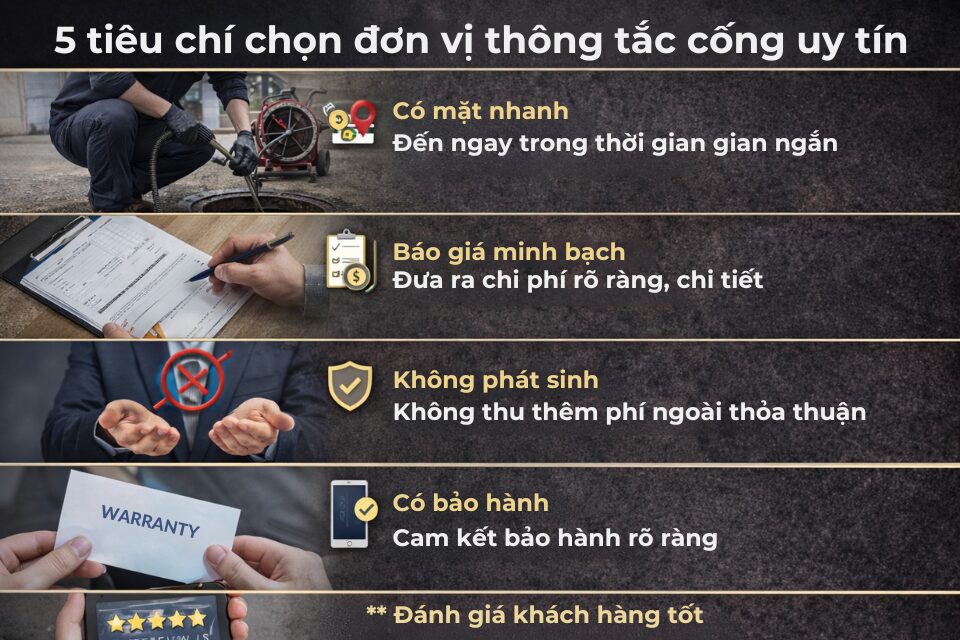 Dịch Vụ Thông Tắc Cống
