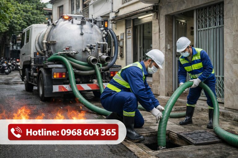 [2026] Hút Bể Phốt Tại Thanh Xuân – Nhanh 15 Phút, Sạch 100% Không Mùi