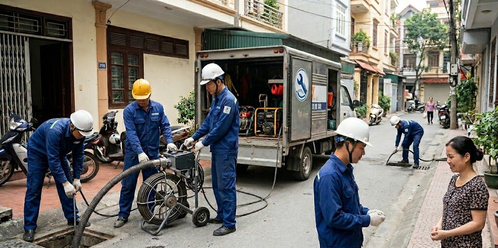 Thông Cống Tại Thanh Xuân Nhanh Chóng, Giá Rẻ, Uy Tín