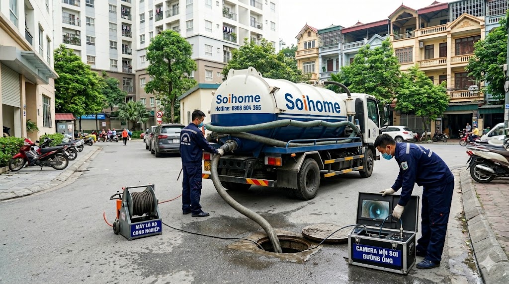 [2026] Thông Tắc Bể Phốt Cầu Giấy – Nhanh Trong 30 Phút