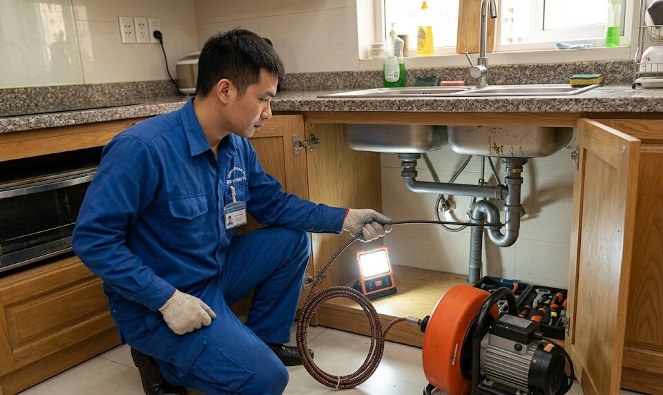 [2026] Thông Tắc Chậu Rửa Bát Tại Đống Đa – Nhanh 30 Phút, Không Đục Phá, Giá Tốt Số 1