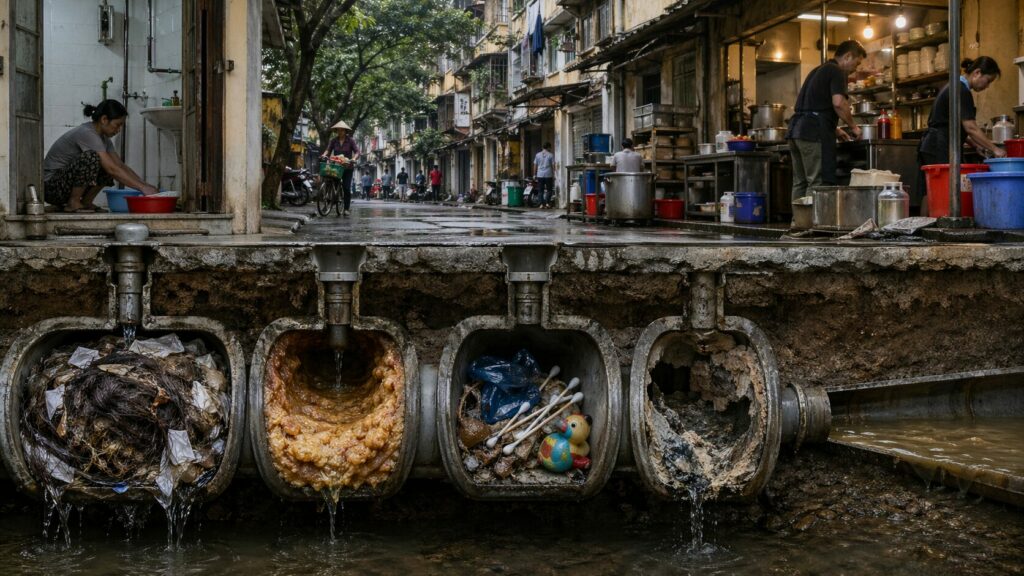 [TOP 1] Thông Tắc Cống Tại Hai Bà Trưng Nhanh 30 Phút – Giá Chỉ Từ 99K, Bảo Hành Dài Hạn