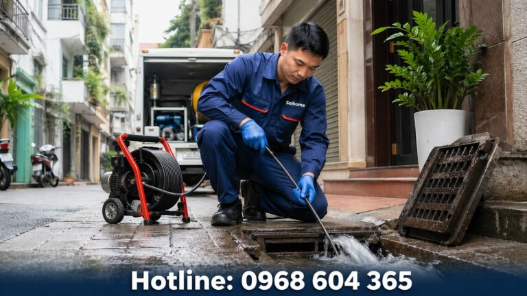 [TOP 1] Thông Tắc Cống Tại Hai Bà Trưng Nhanh 30 Phút – Giá Chỉ Từ 99K, Bảo Hành Dài Hạn