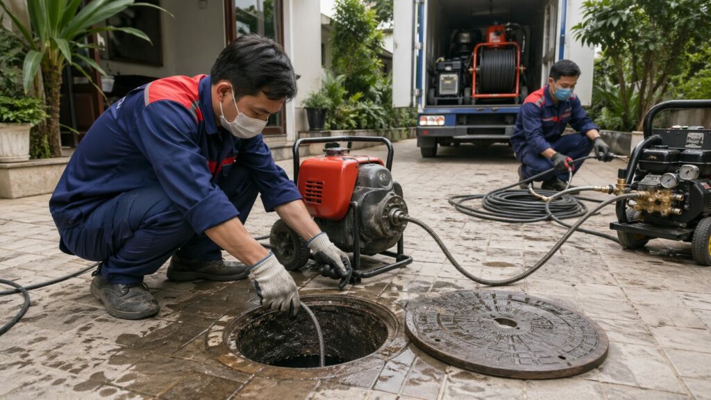 TOP 1 Thông Tắc Cống Tại Khâm Thiên – Nhanh 30 Phút, Giá Rẻ Chỉ Từ 99K [2026]