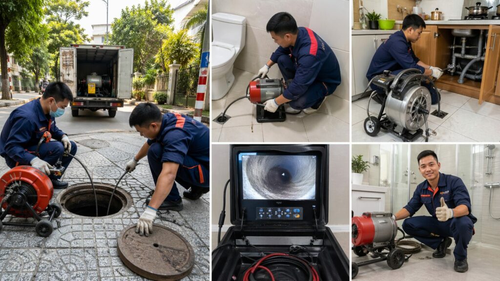 [TOP 1] Thông Tắc Cống Tại Nghĩa Tân Nhanh 30 Phút – 7 Giải Pháp Triệt Để, Giá Chỉ Từ 99K