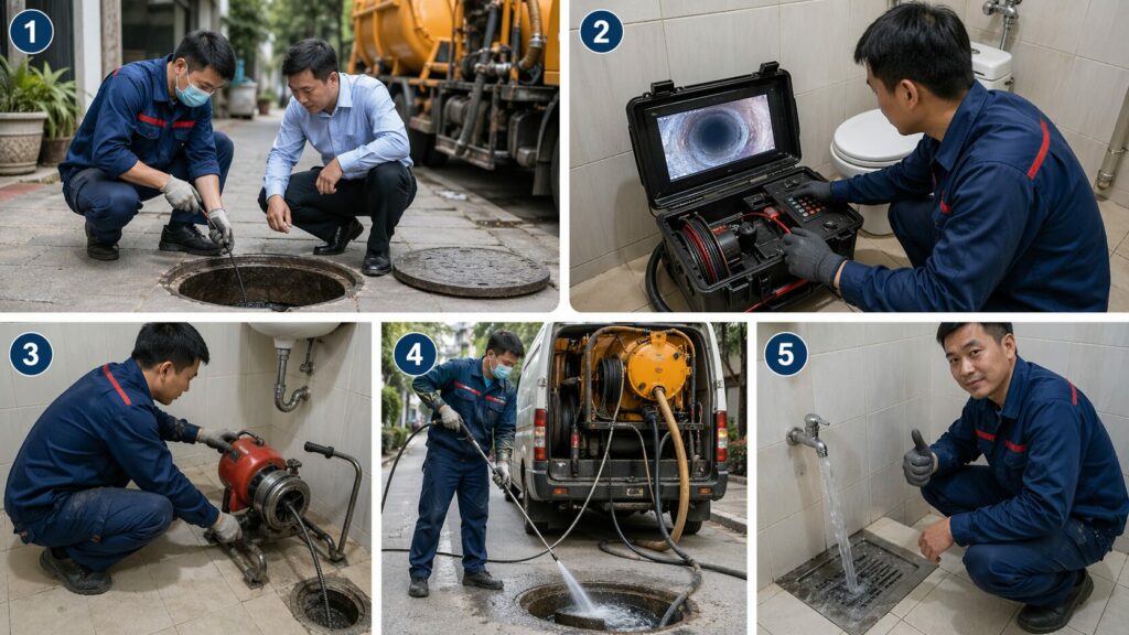 [TOP 1] Thông Tắc Cống Tại Thanh Xuân Nhanh 30 Phút – 7 Giải Pháp Triệt Để, Giá Chỉ Từ 99K