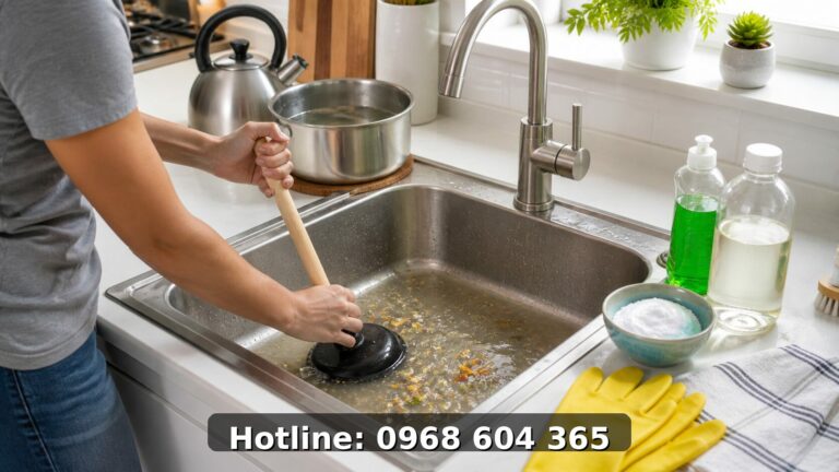 [TOP 7] Cách Thông Tắc Bồn Rửa Bát Nhanh Nhất Tại Nhà – Đơn Giản, Hiệu Quả Chỉ 5 Phút