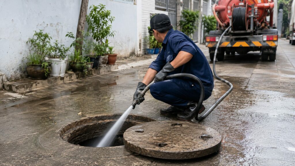 7 Dấu hiệu khu dân cư cần gọi dịch vụ thông tắc cống ngay trước khi quá muộn 1 dich vu thong tac cong khu dan cu 5