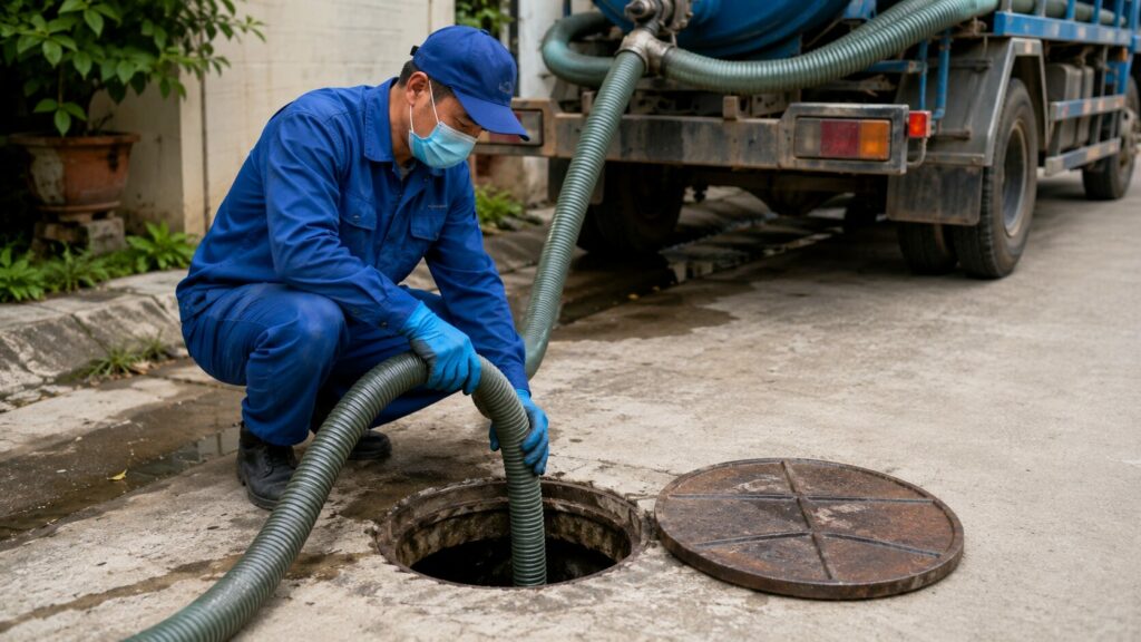 Hút bể phốt bao lâu thì cần hút? 7 dấu hiệu cảnh báo nhiều gia đình bỏ qua 1 Hút bể phốt bao lâu thì cần hút? 7 dấu hiệu cảnh báo nhiều gia đình bỏ qua