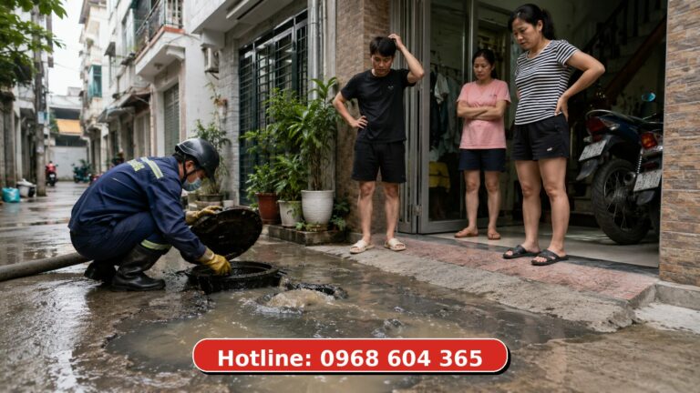 7 dấu hiệu hút bể phốt cho nhà trọ chung cư mini cần xử lý gấp