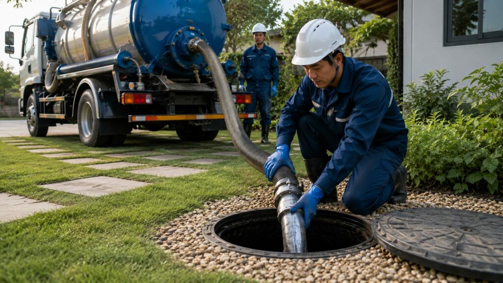 7 lý do nên chọn hút bể phốt không mùi tại nhà – sạch sẽ, nhanh gọn và an toàn
