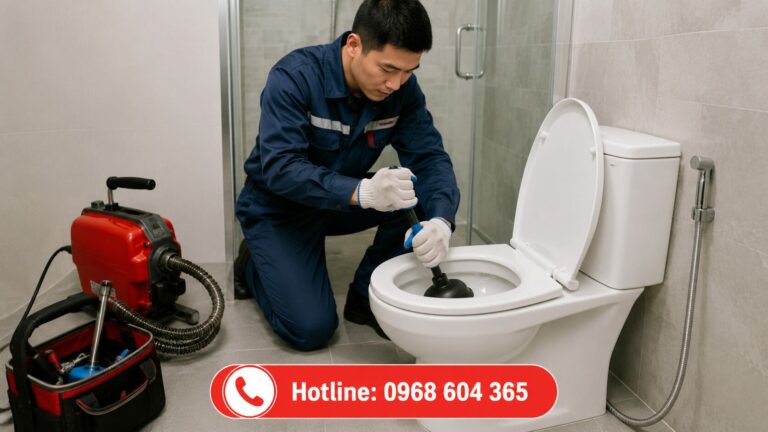 TOP 7 Cách Thông Tắc Bồn Cầu Bị Nghẹt Nặng Hiệu Quả Nhất 2026 – Xử Lý Nhanh, Không Gọi Thợ
