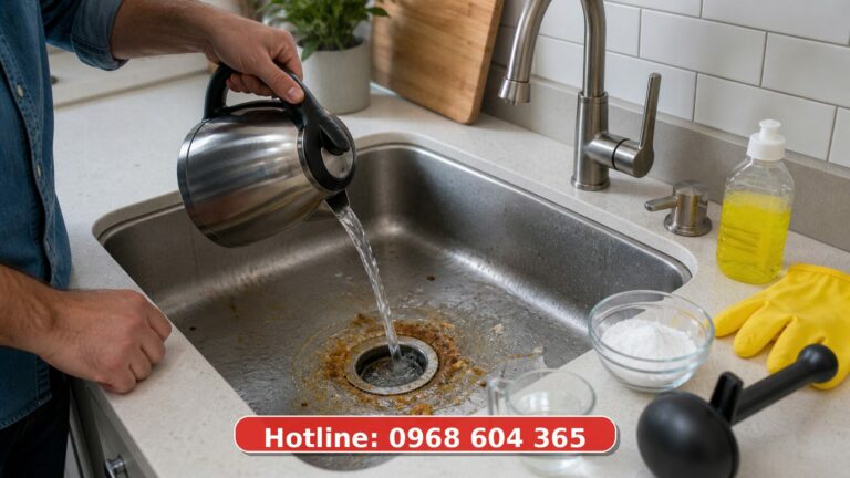 TOP 7 Cách Thông Tắc Bồn Rửa Bát Bị Tắc Dầu Mỡ Hiệu Quả 99% – Xử Lý Nhanh Trong 30 Phút