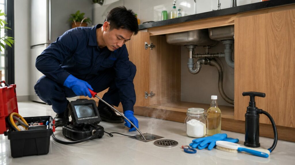 7 Cách thông tắc cống không mùi triệt để tại nhà – xử lý dứt điểm mùi hôi chỉ sau 1 lần 3 7 cách thông tắc cống không mùi triệt để tại nhà – xử lý dứt điểm mùi hôi chỉ sau 1 lần