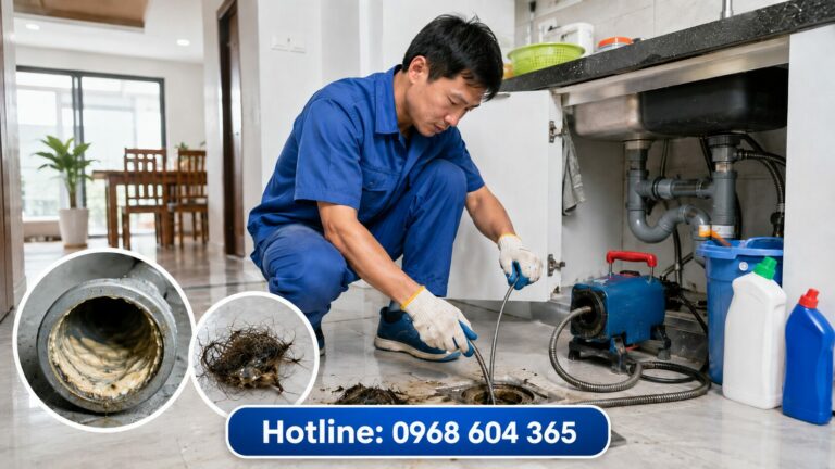Thông tắc đường ống nước thải gia đình: Nguyên nhân, cách xử lý và chi phí mới nhất 2026