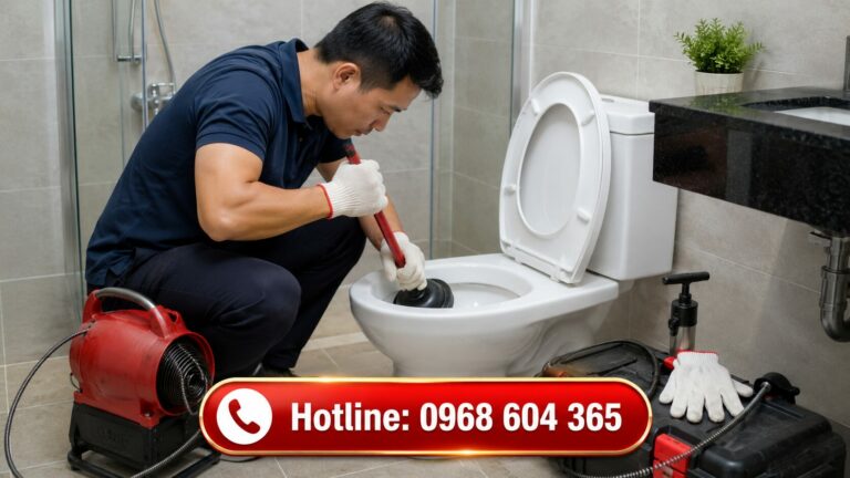 5 Cách Thông Tắc Toilet Tại Nhà Nhanh 30 Phút – Hiệu Quả Tức Thì Không Cần Gọi Thợ