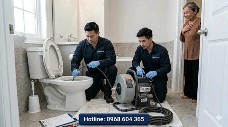 Bồn Cầu Thoát Nước Chậm Phải Làm Sao? Nguyên Nhân Và Cách Xử Lý Hiệu Quả