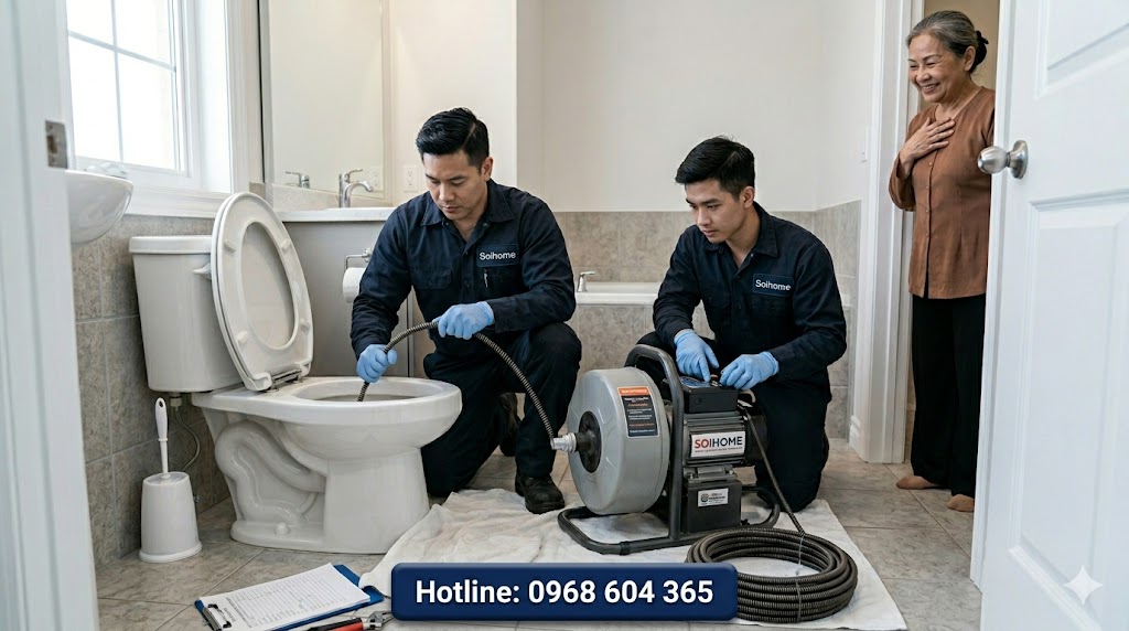 Bồn Cầu Thoát Nước Chậm Phải Làm Sao? Nguyên Nhân Và Cách Xử Lý Hiệu Quả