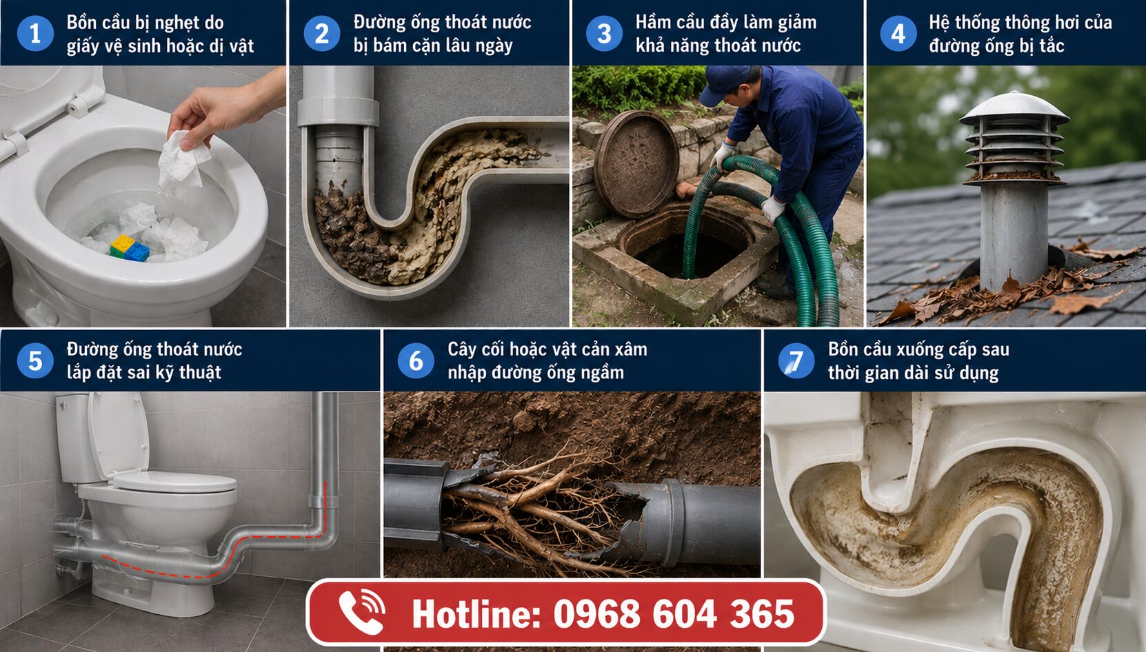 Nguyên nhân khiến bồn cầu xả chậm có tiếng ục ục và cách xử lý triệt để tại nhà