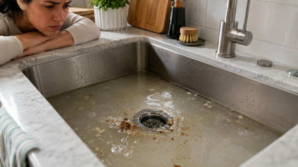 7 Cách xử lý chậu rửa bát bị tắc dầu mỡ hiệu quả ngay tại nhà