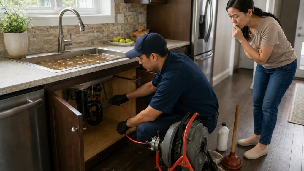 7 Cách xử lý chậu rửa bát bị tắc dầu mỡ hiệu quả ngay tại nhà