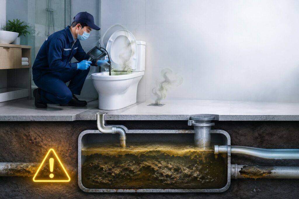 Dấu hiệu bể phốt đầy dễ nhận biết nhất & cách xử lý triệt để trước khi quá muộn 1 Dấu hiệu bể phốt đầy dễ nhận biết nhất & cách xử lý triệt để trước khi quá muộn