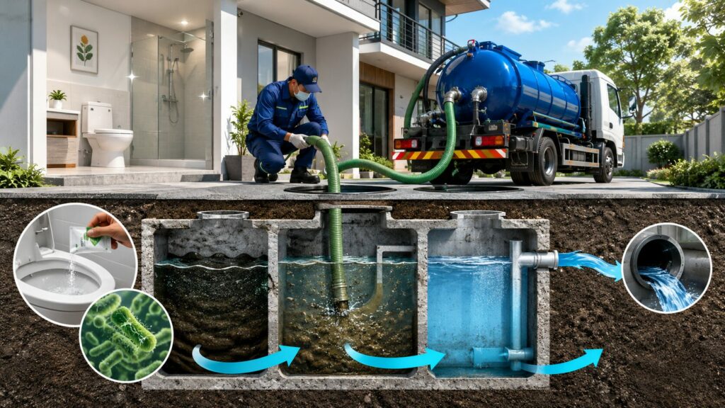 Dấu hiệu bể phốt đầy dễ nhận biết nhất & cách xử lý triệt để trước khi quá muộn 4 Dấu hiệu bể phốt đầy dễ nhận biết nhất & cách xử lý triệt để trước khi quá muộn