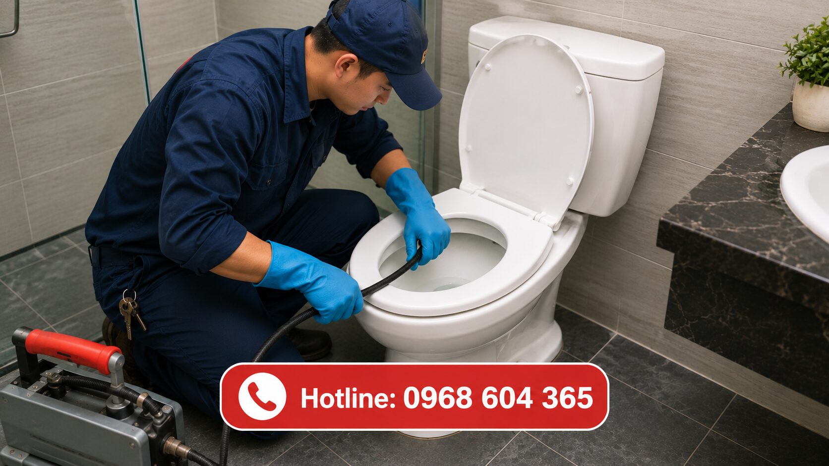 Lý do nên thuê thợ thông bồn cầu tại nhà thay vì tự xử lý khi toilet bị tắc