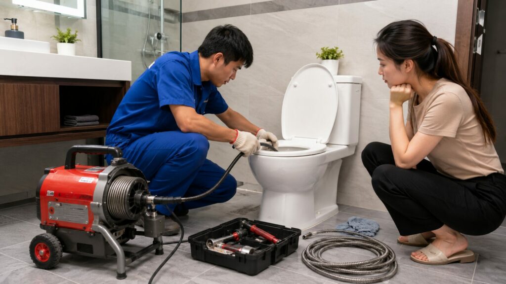Lý do nên thuê thợ thông bồn cầu tại nhà thay vì tự xử lý khi toilet bị tắc 3 Lý do nên thuê thợ thông bồn cầu tại nhà thay vì tự xử lý khi toilet bị tắc