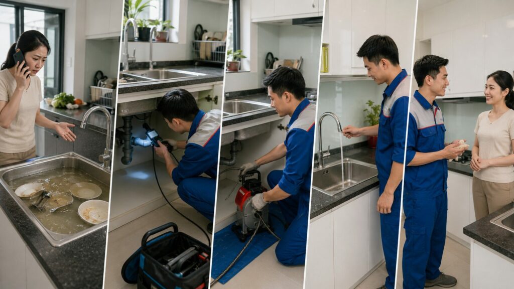 Thợ Thông Tắc Chậu Rửa Bát Gần Đây – Tiêu Chí Chọn Đúng Thợ Uy Tín, Có Mặt Nhanh Trong 30 Phút 3 Thợ Thông Tắc Chậu Rửa Bát Gần Đây – Tiêu Chí Chọn Đúng Thợ Uy Tín, Có Mặt Nhanh Trong 30 Phút