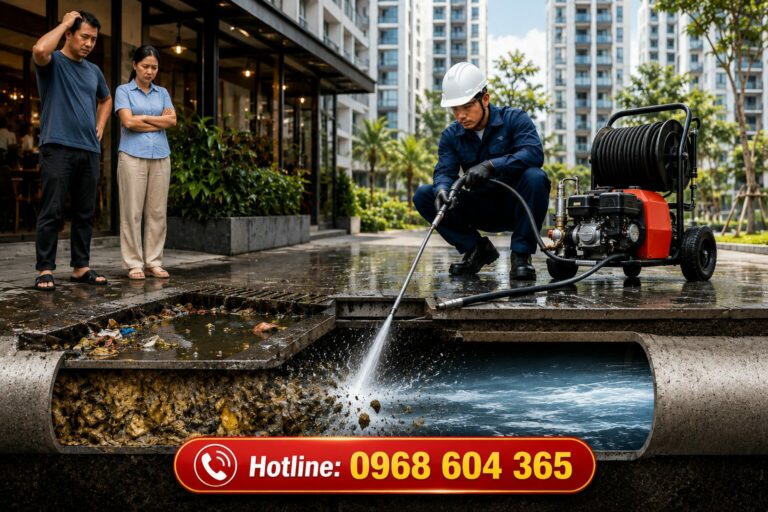 Sự Thật Quan Trọng Về Thông Cống Bằng Máy Áp Lực Cao: Giải Pháp Hiện Đại Xử Lý Tắc Nghẽn Triệt Để 2026