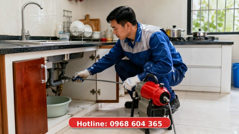 Lý do nên thông tắc bồn rửa bát bằng máy lò xo thay vì dùng mẹo thủ công tại nhà